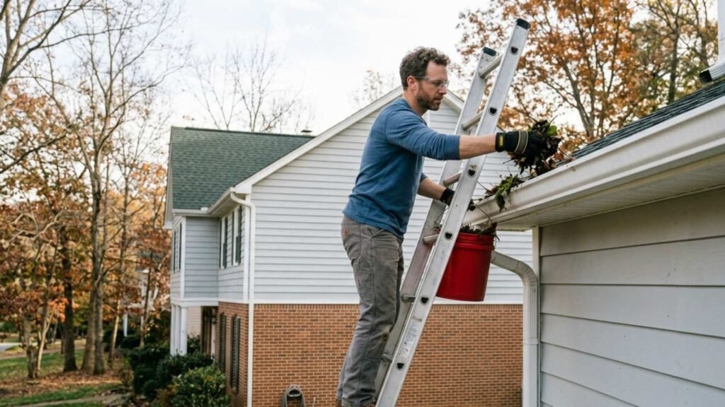 Gutter cleaning