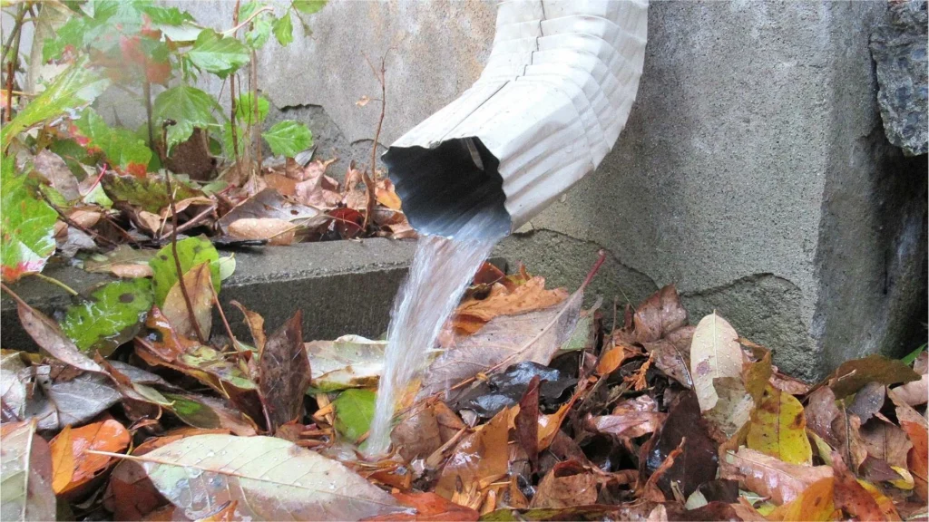 Inadequate Downspouts