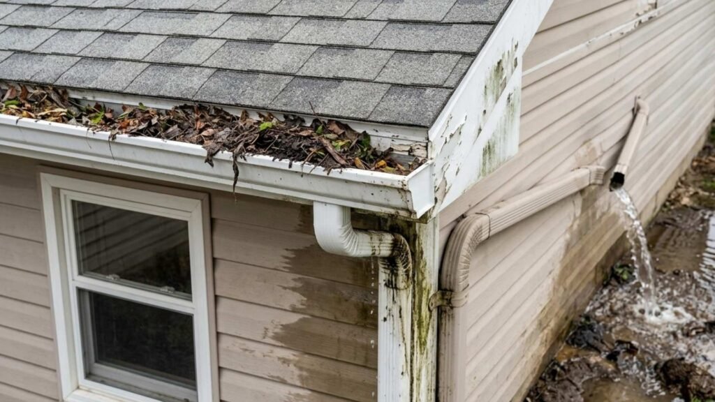 Poor Gutter Drainage